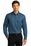 Port Authority Long Sleeve SuperPro React Twill Shirt | Regatta Blue