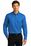 Port Authority Long Sleeve SuperPro React Twill Shirt | Strong Blue