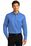 Port Authority Long Sleeve SuperPro React Twill Shirt | Ultramarine Blue