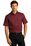 Port Authority Short Sleeve SuperPro React Twill Shirt | Burgundy