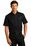 Port Authority Short Sleeve SuperPro React Twill Shirt | Deep Black