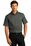 Port Authority Short Sleeve SuperPro React Twill Shirt | Storm Grey