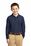 Port Authority Youth Long Sleeve Silk Touch Polo | Navy