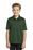 Port Authority Youth Silk Touch Performance Polo | Dark Green