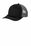 Port Authority Youth Snapback Trucker Cap | Black/ Grey Steel