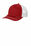 Port Authority Youth Snapback Trucker Cap | Flame Red/ White