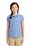 Port Authority Girls Silk Touch Peter Pan Collar Polo | Light Blue