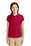 Port Authority Girls Silk Touch Peter Pan Collar Polo | Red