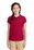 Port Authority Girls Silk Touch Peter Pan Collar Polo | Red
