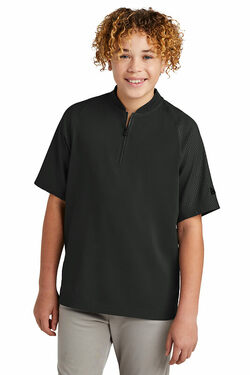 New Era  Youth Cage Short Sleeve 1/4-Zip Jacket