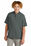 New Era  Youth Cage Short Sleeve 1/4-Zip Jacket | Graphite