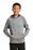 Sport-Tek Youth PosiCharge Electric Heather Fleece Hooded Pullover | Black Electric