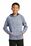 Sport-Tek Youth PosiCharge Electric Heather Fleece Hooded Pullover | True Navy Electric