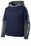 Sport-Tek Youth Sport-Wick Mineral Freeze Fleece Colorblock Hooded Pullover | True Navy/ Navy