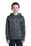 Sport-Tek Youth Sport-Wick CamoHex Fleece Hooded Pullover | Dark Smoke Grey