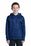 Sport-Tek Youth Sport-Wick CamoHex Fleece Hooded Pullover | True Royal