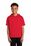 Sport-Tek  Youth Sport-Wick  Fleece Short Sleeve Hooded Pullover | Deep Red