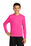 Sport-Tek Youth Long Sleeve PosiCharge Competitor Tee | Neon Pink