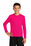 Sport-Tek Youth Long Sleeve PosiCharge Competitor Tee | Pink Raspberry