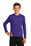 Sport-Tek Youth Long Sleeve PosiCharge Competitor Tee | Purple