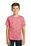Sport-Tek Youth PosiCharge Electric Heather Tee | Deep Red Electric