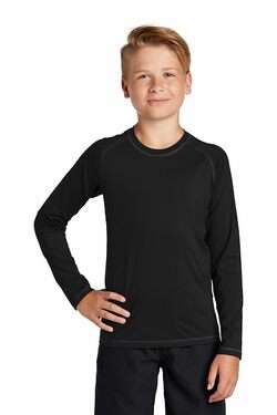 Sport-Tek  Youth Long Sleeve Rashguard Tee