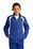 Sport-Tek Youth Colorblock Raglan Jacket | True Royal/ White