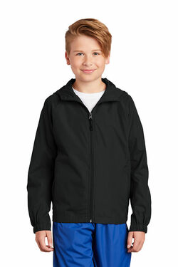 Sport-Tek Youth Hooded Raglan Jacket