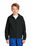 Sport-Tek Youth Hooded Raglan Jacket | Black