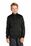 Sport-Tek  Youth Tricot Track Jacket | Black/ Black