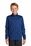 Sport-Tek  Youth Tricot Track Jacket | True Royal/ White