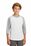 Sport-Tek Youth Colorblock Raglan Jersey | White/ Heather Grey