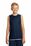 Sport-Tek Youth PosiCharge Mesh Reversible Sleeveless Tee | True Navy