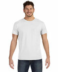 4.5 oz., 100% Ringspun Cotton nano-T® T-Shirt with Pocket