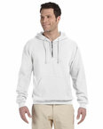 8 oz., 50/50 NuBlend® Fleece Quarter-Zip Pullover Hood