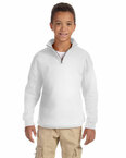 Youth 8 oz., 50/50 NuBlend® Quarter-Zip Cadet Collar Sweatshirt