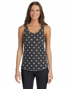 Ladies' Meegs Printed Racer Tank