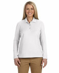 Ladies' Pima Piqué Long-Sleeve Polo