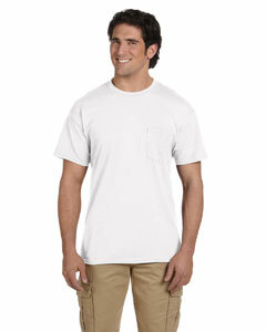 DryBlend® 5.6 oz., 50/50 Pocket T-Shirt