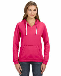 Ladies' Sydney Brushed V-Neck Hood