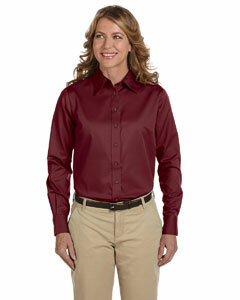 Ladies' Easy Blend™ Long-Sleeve Twill Shirt with Stain-Release