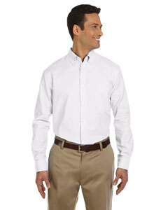 Men's Long-Sleeve Oxford with Stain-Release