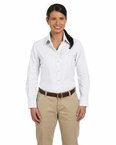 Ladies' Long-Sleeve Oxford with Stain-Release