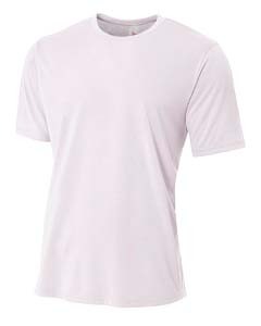 Men's Shorts Sleeve Spun Poly T-Shirt