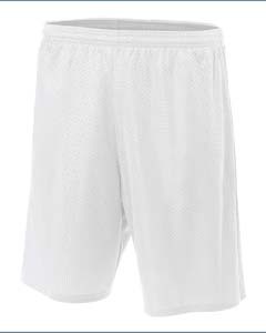 Lined 9"" Inseam Tricot Mesh Shorts
