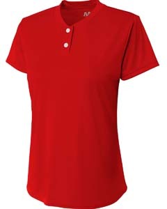 Girl's Tek 2-Button Henley Shirt