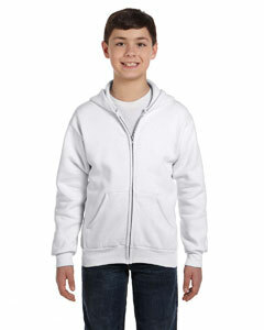 Youth 7.8 oz. ComfortBlend® EcoSmart® 50/50 Full-Zip Hood