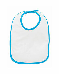 Infant Jersey Contrast Trim Velcro™ Bib