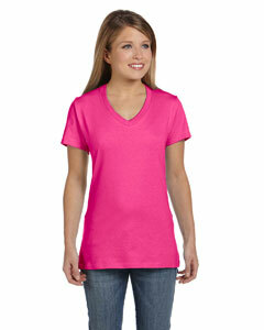 Ladies' 4.5 oz., 100% Ringspun Cotton nano-T® V-Neck T-Shirt