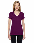 Ladies' 4.7 oz. 100% Sofspun™ Cotton Jersey Junior V-Neck T-Shirt